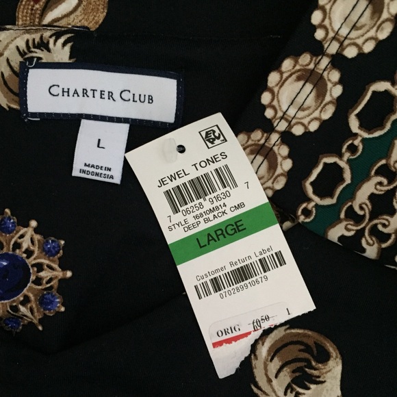 Women’s Decorative Top -Long Sleeve Super Soft (L) - Picture 5 of 6